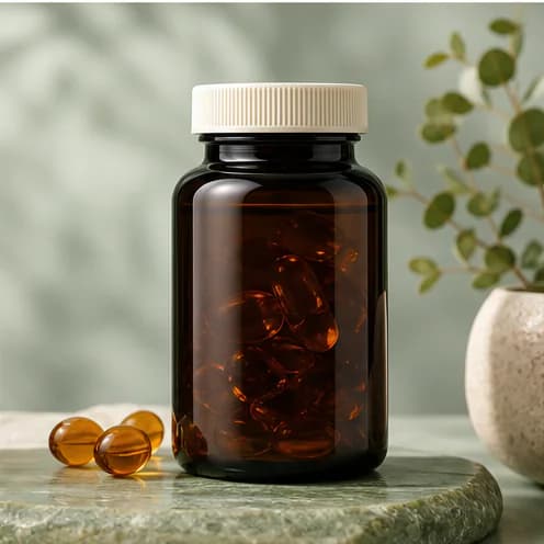 Primary packaging composition for Flaxseed Oil Softgels