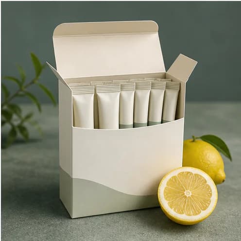 Primary packaging composition for Lemon Hydration Mix